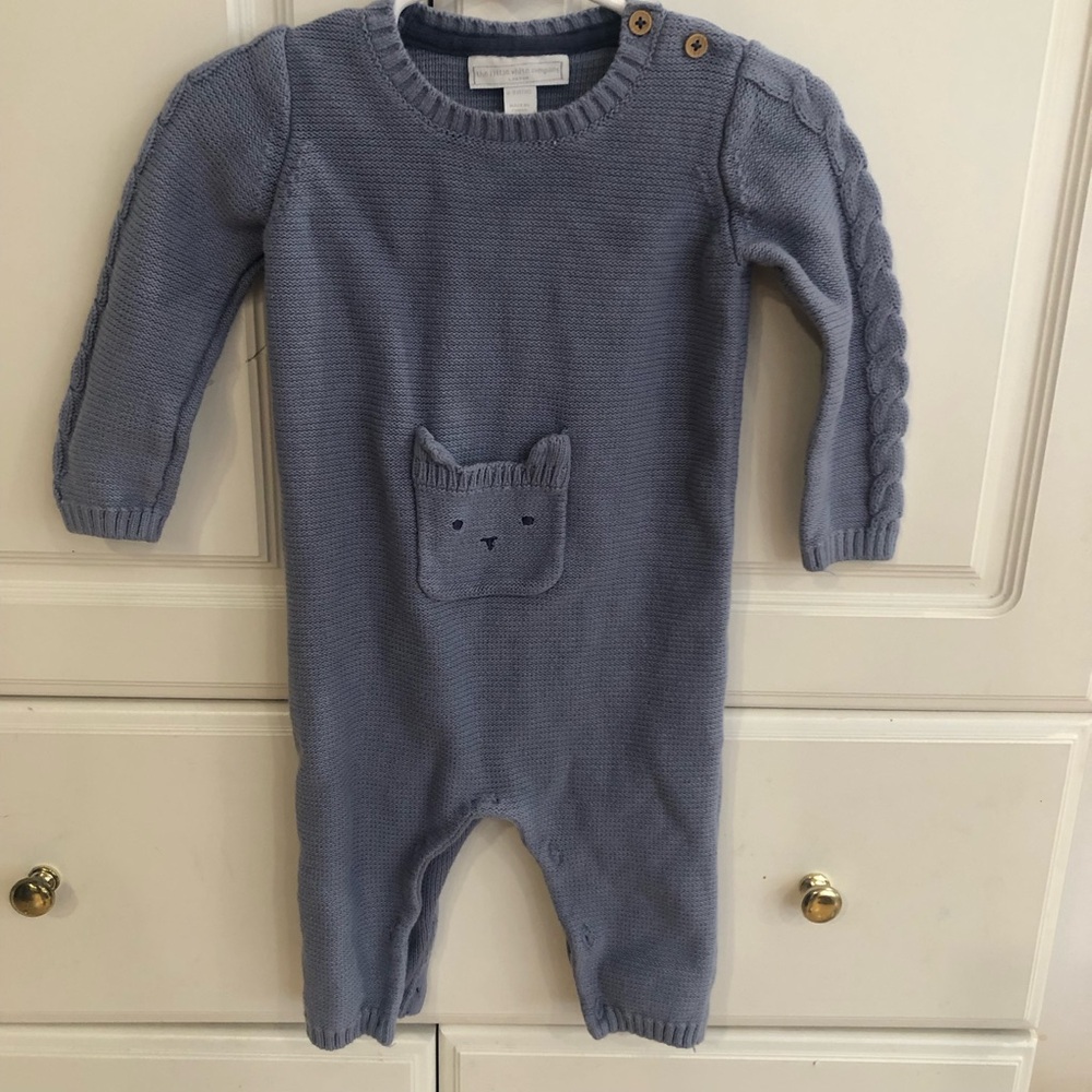 Little white company-London knit onesie